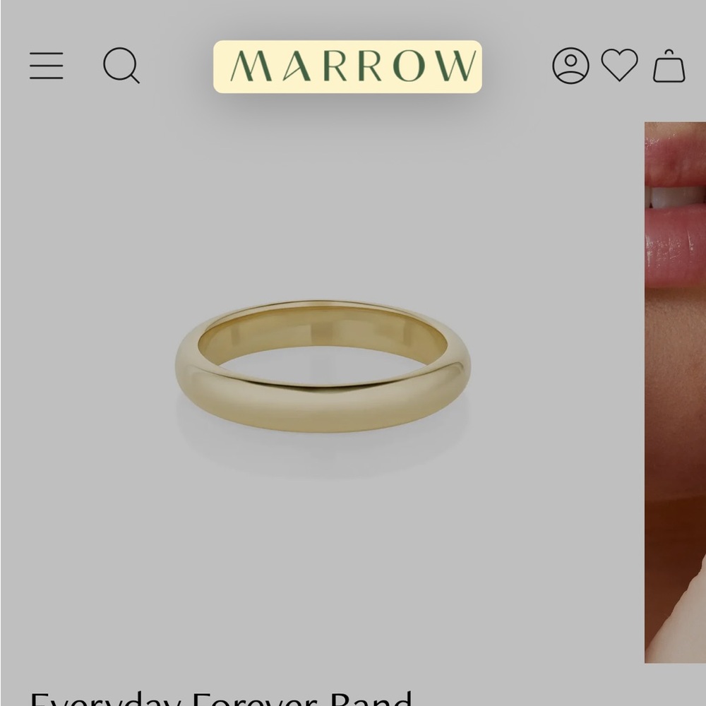 Marrow Gold Band Ring 14k gold